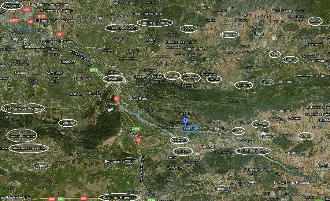 Proximité Mérindol